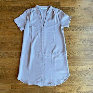 Lush taupe v neck slip dress
